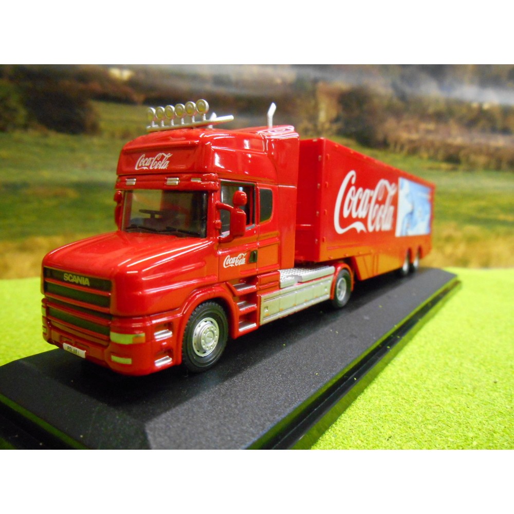 Oxford Coca Cola Scania T Cab Official Polar Bear Christmas Truck