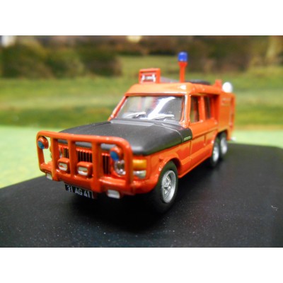 OXFORD 1:76 6 WHEEL RANGE ROVER TACR2 RAF PINK PANTHER FIRE APPLIANCE