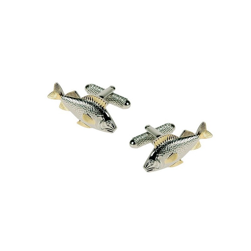 CUFFLINKS FISH FISHING IN GIFT BOX - One32 Farm toys and models