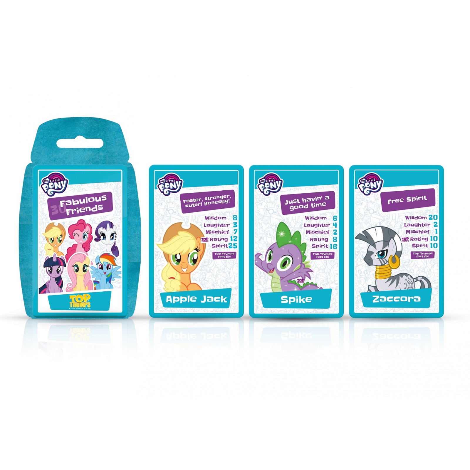 Top Trumps My Little Pony Special Flocked Pack Family Card Game New And Sealed 