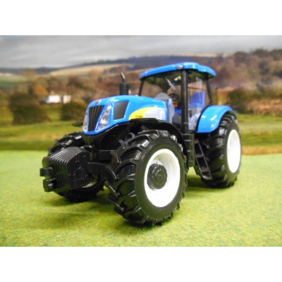 BURAGO 1:32 NEW HOLLAND T7040 4WD TRACTOR