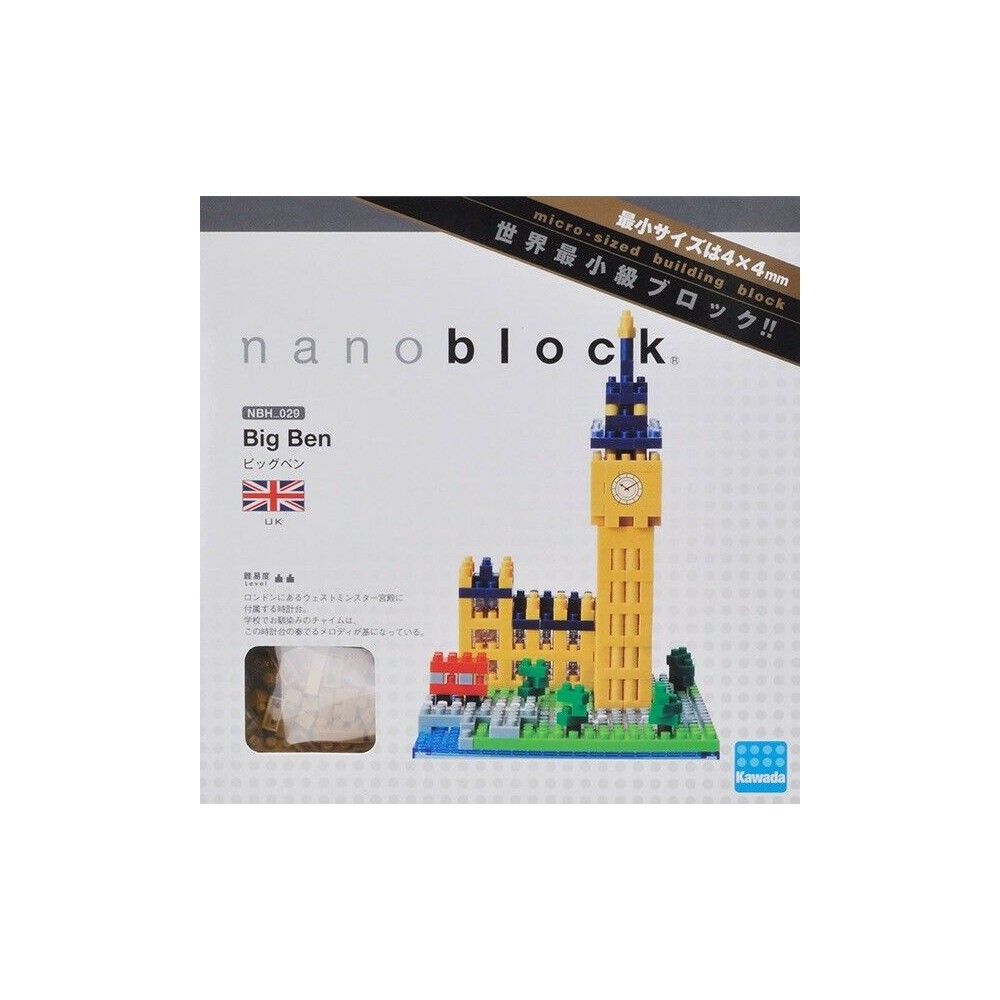 NANOBLOCK® BIG BEN LONDON (460 + PIECES) MINI BUILDING BLOCKS - One32 ...