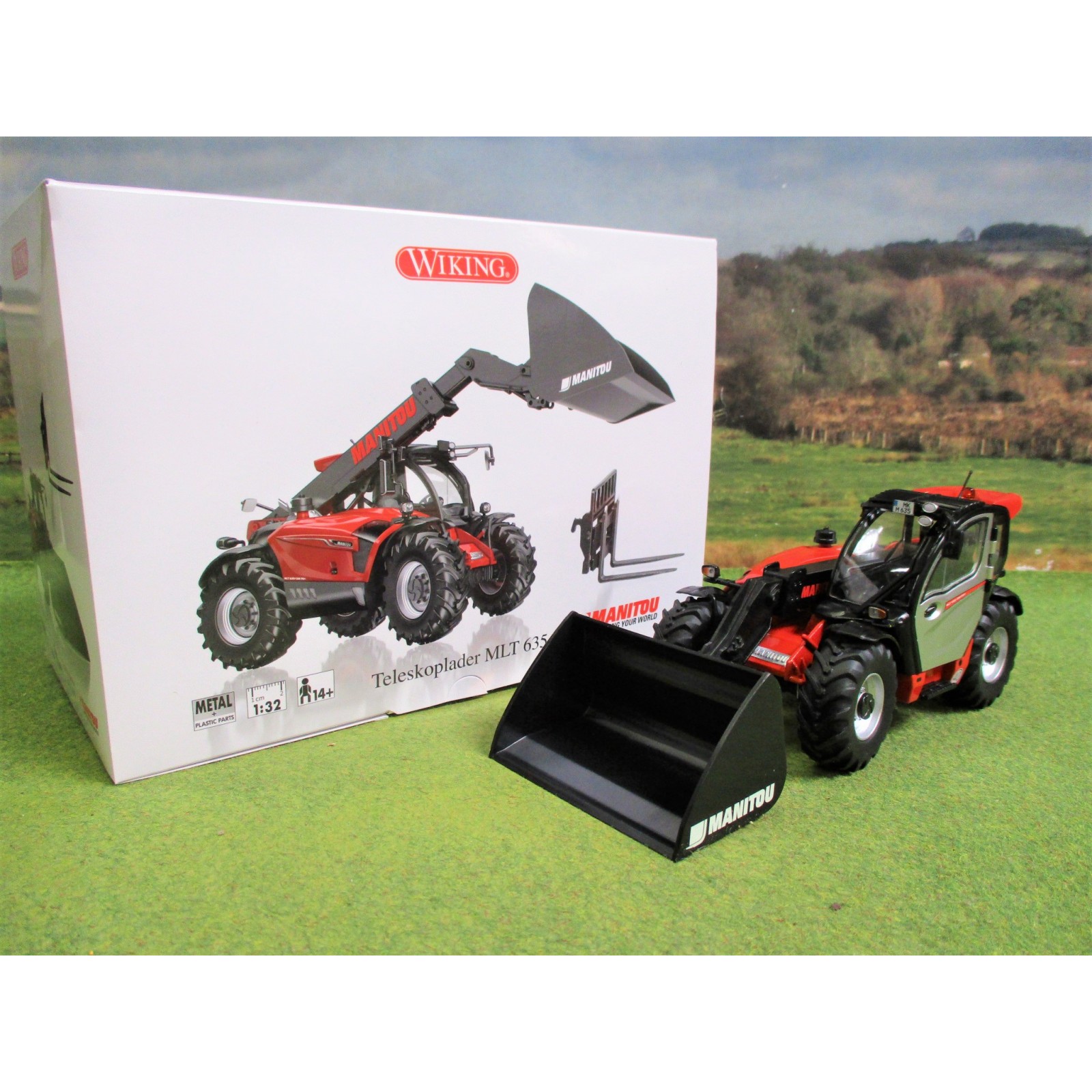 Wiking Manitou MLT 635 テレスコピックローダー 1:32-