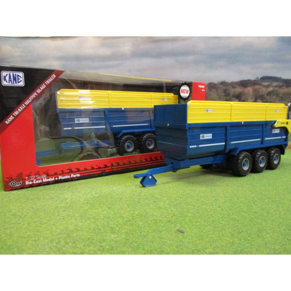 Britains Kane Triaxle Halfpipe Silage Trailer One Farm Toys And Models