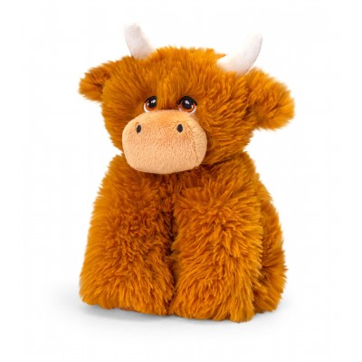 KEELECO SOFT TOY HIGHLAND COW 25CM BY KEEL TOYS