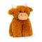 KEELCO SOFT TOY HIGHLAND COW 20CM BY KEEL TOYS