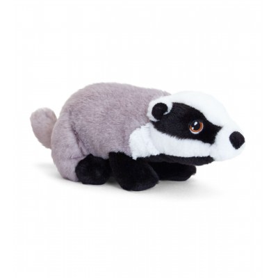 KEELCO SOFT TOY BADGER 25CM BY KEEL TOYS