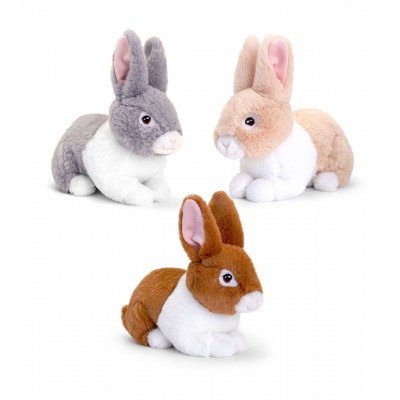 KEELCO SOFT TOY BUNNY RABBIT 18CM BY KEEL TOYS