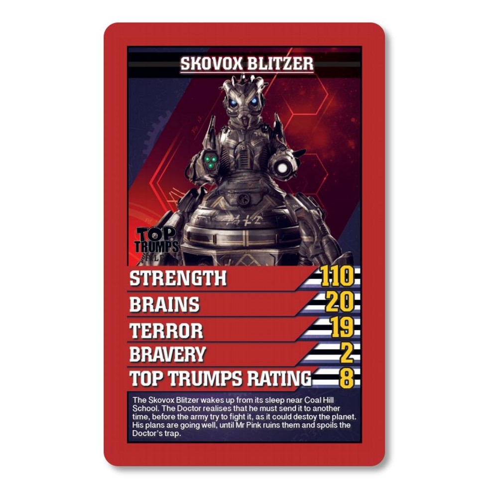 TOP TRUMPS - DOCTOR WHO 'WHO'S THE MOST TERRIFYING?' CARD GAME - One32 ...