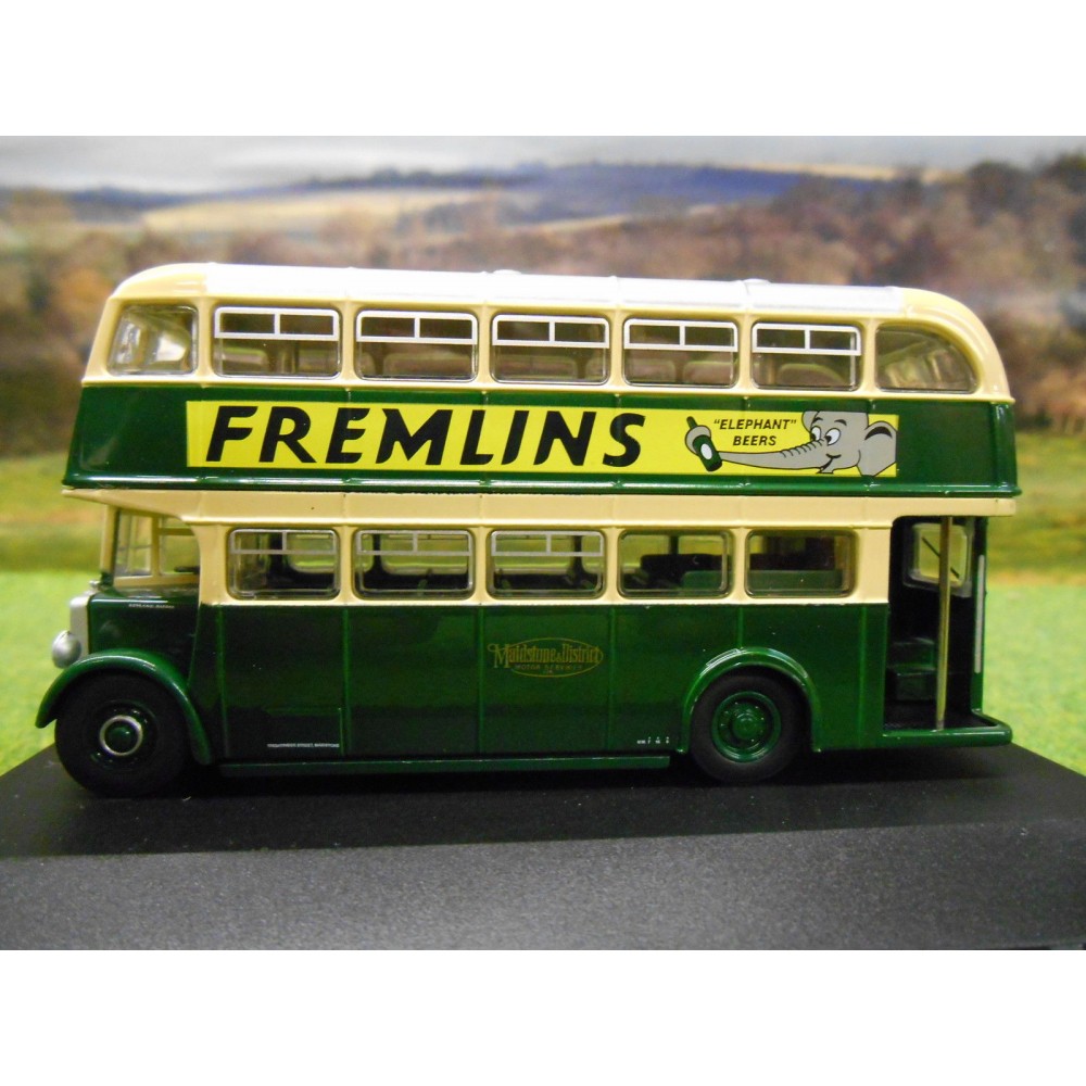 OXFORD 1:76 LEYLAND TITAN PD2/12 DOUBLE DECKER BUS MAIDSTONE & DISTRICT