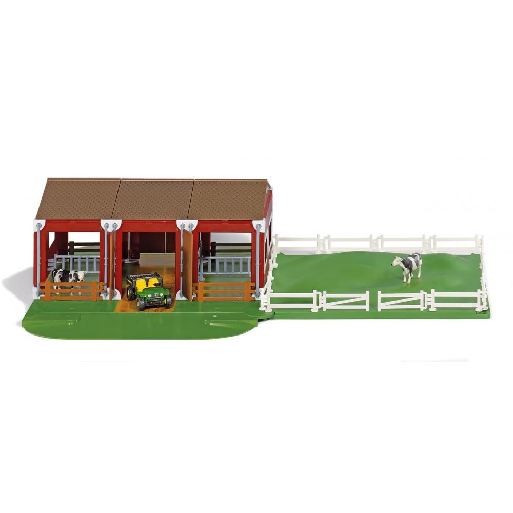 SIKU WORLD ACCESSORIES: ANIMAL STABLE + FIELD - One32 Farm toys and models