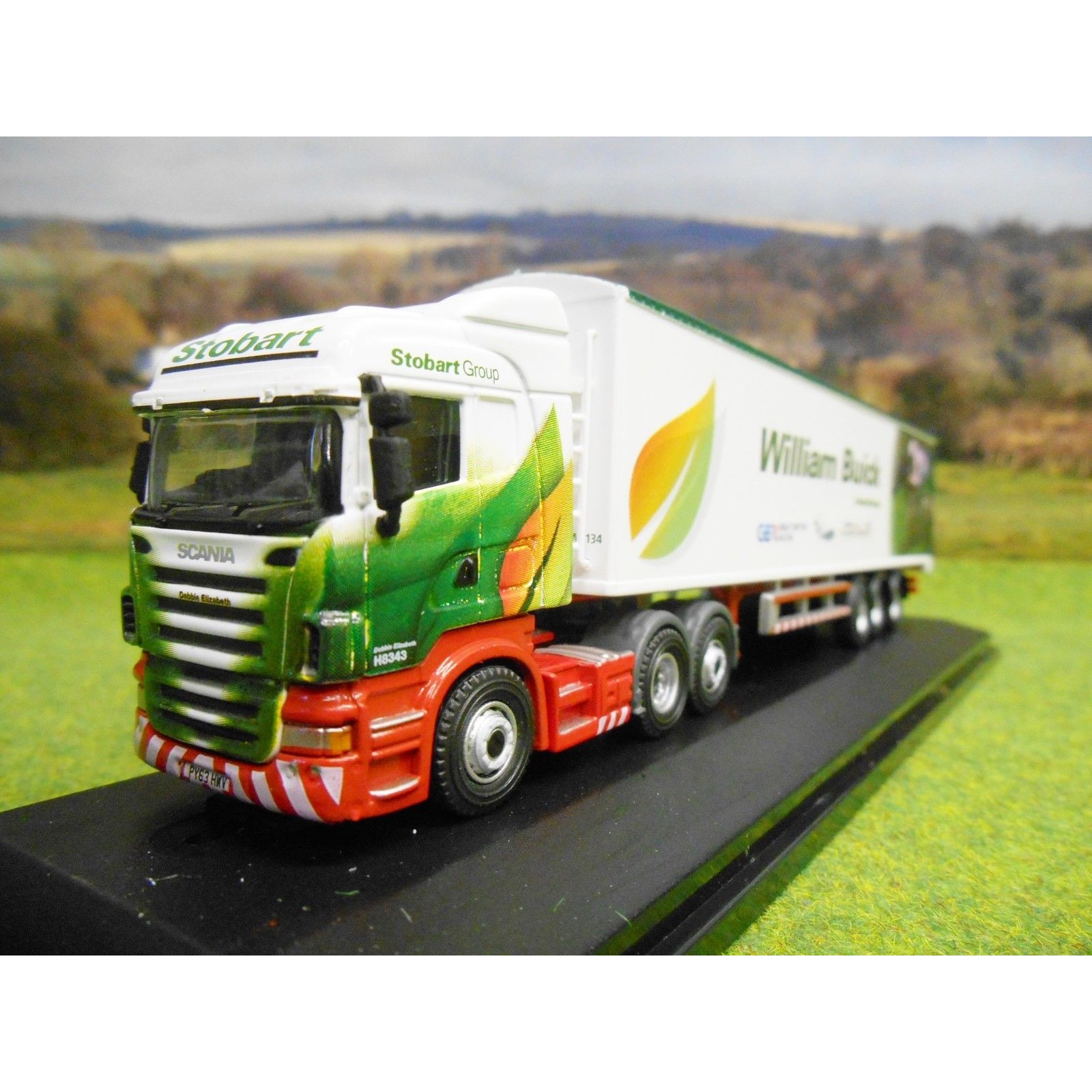 OXFORD 1:76 EDDIE STOBART SCANIA BIOMASS RACING EDITION WILLIAM