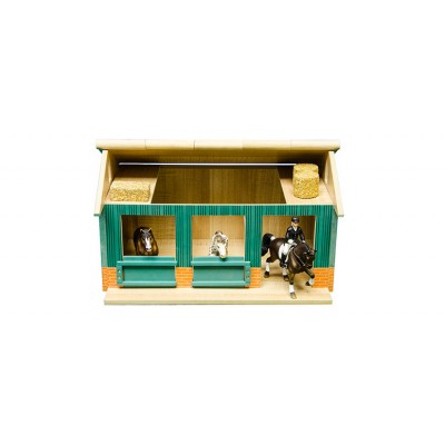 KIDS GLOBE 1:24 SMALL HORSE STABLE FOR SCHLEICH & BULLYLAND 